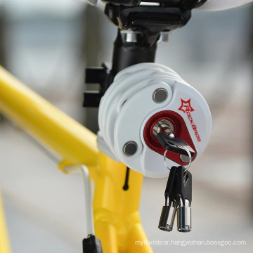 Bike Anti Theft Mini Foldable Chain Password Lock Folding-Locks Hamburg-Lock Bicycle Cycling Locks 4 Colors